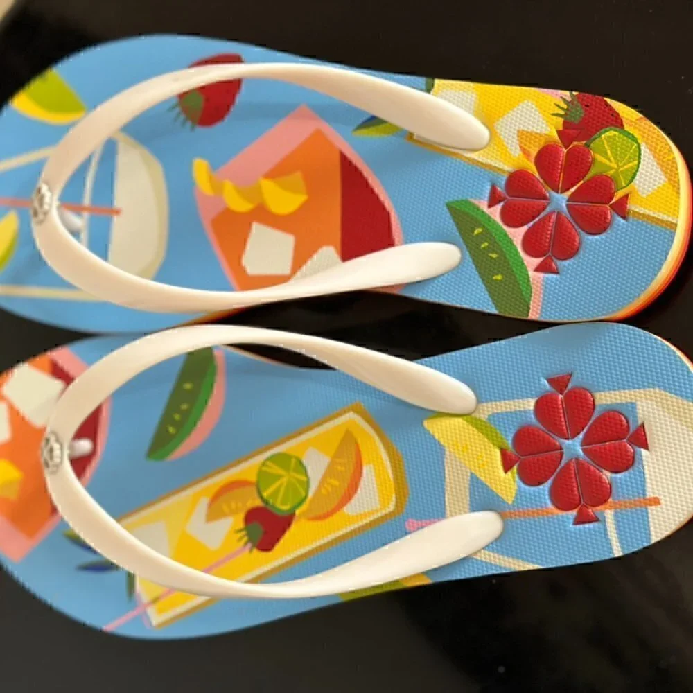 NWOT Kate Spade Flyaway Slides in Cocktails